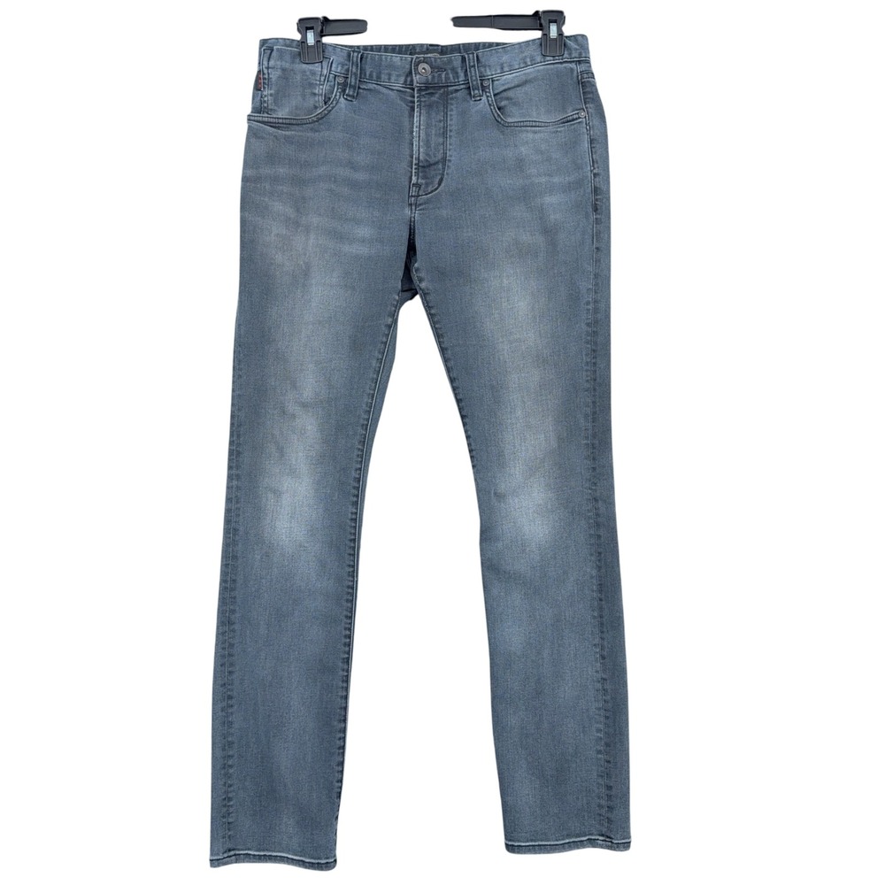 John Varvatos USA Slim Fit Jeans Mens 32 Cotton Elastane Gray J306T3B